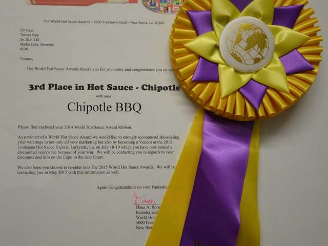 Chipotle BBQ Hot Sauce – 3. Preis
